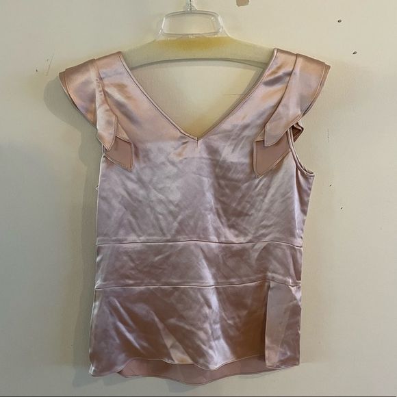 Mint V-Neck Pintuck Top - Picture 5 of 7